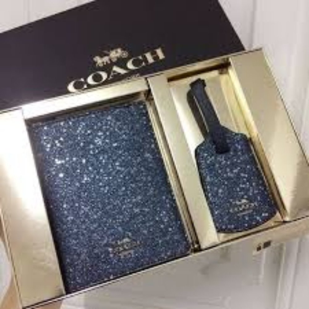 New Coach Star Glitter Travel Set F38644